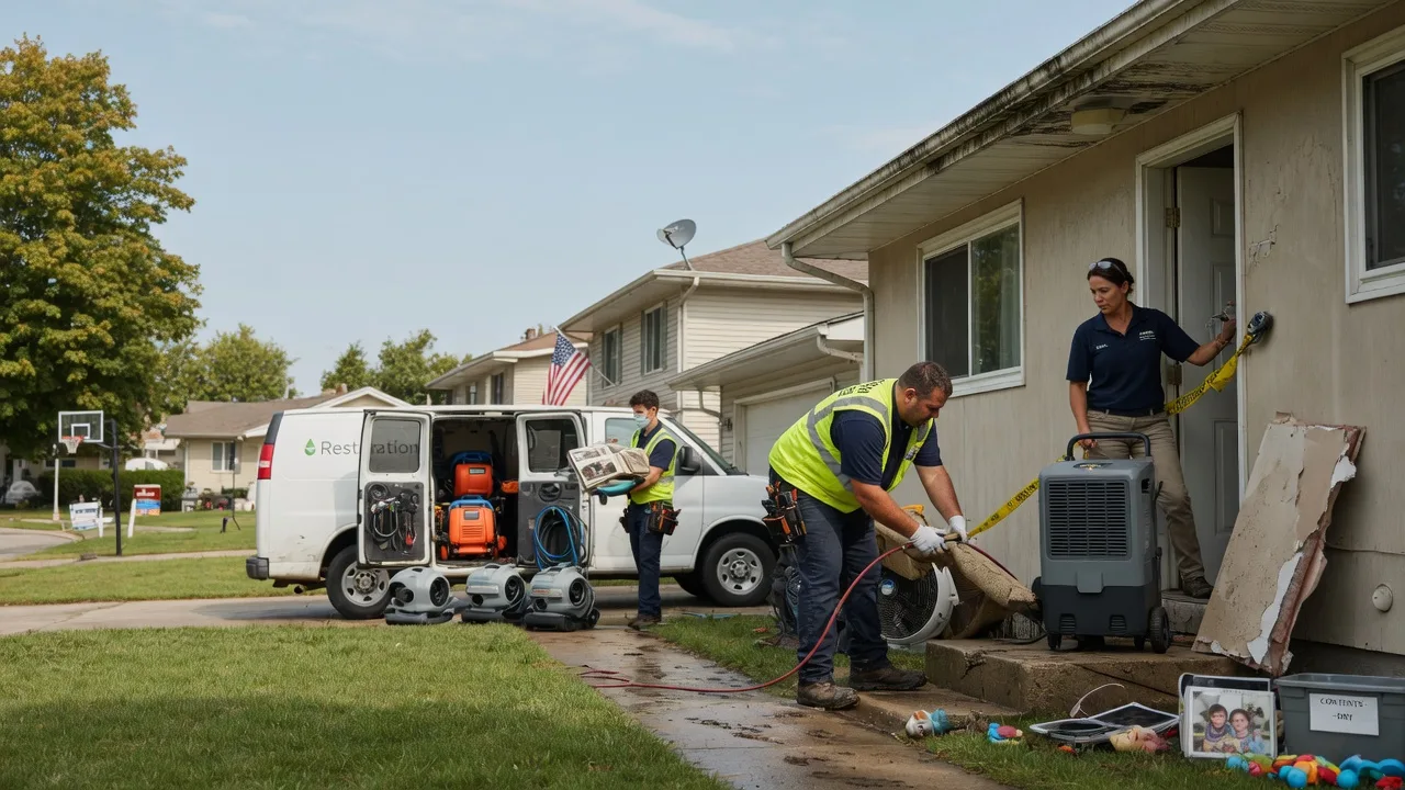Water Damage Restoration in Clutier, IA near me
